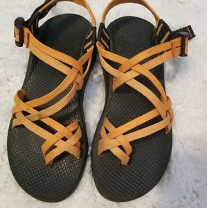Orange Chaco Sandals